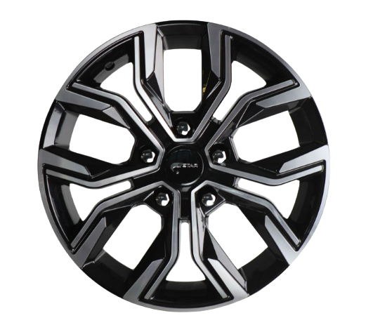 Carre Jant (Star) 6.5X15 CAR 15158 4X100 ET35 60.1 Black Machined XL Jant