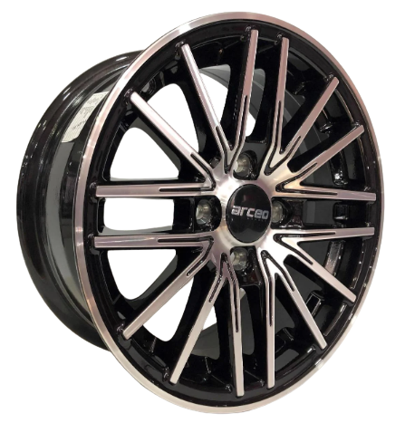 EMR 6.0X14 4X100 EMR 163 ET35 67.1 BLACK POLISH JANT