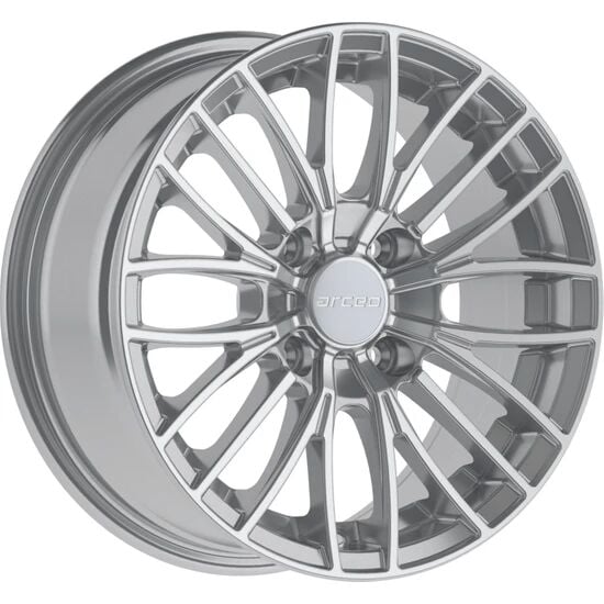 6.0X14 4X100 ET35 67.1 Crystal Silver Jant