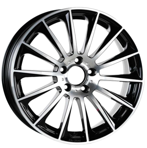 EMR E8.0x18 5x112 ET45 66,5 Black Polished Jant