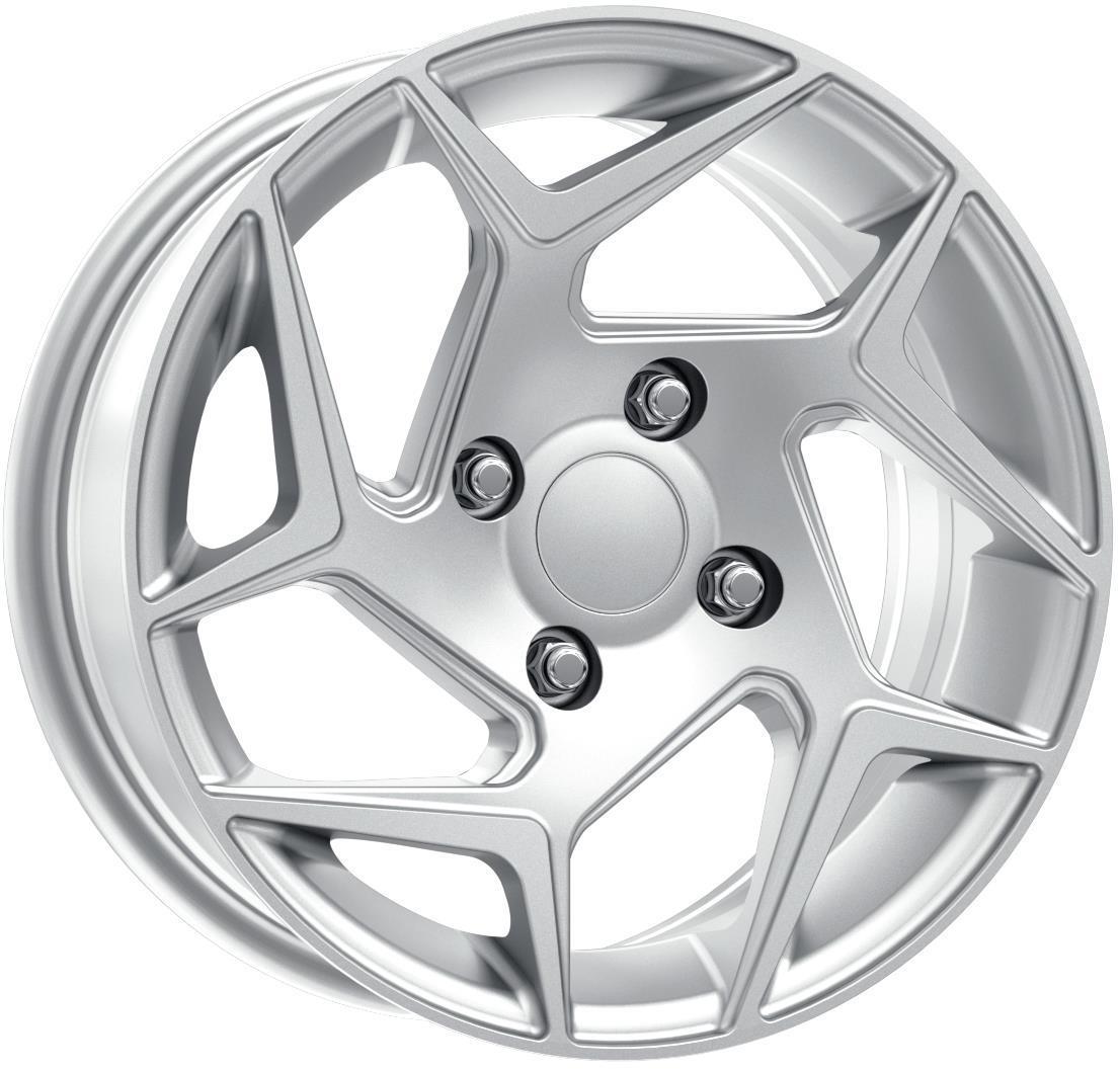 Emr 6.0X14 DY064 4X100 ET35 73.1 Silver Jant