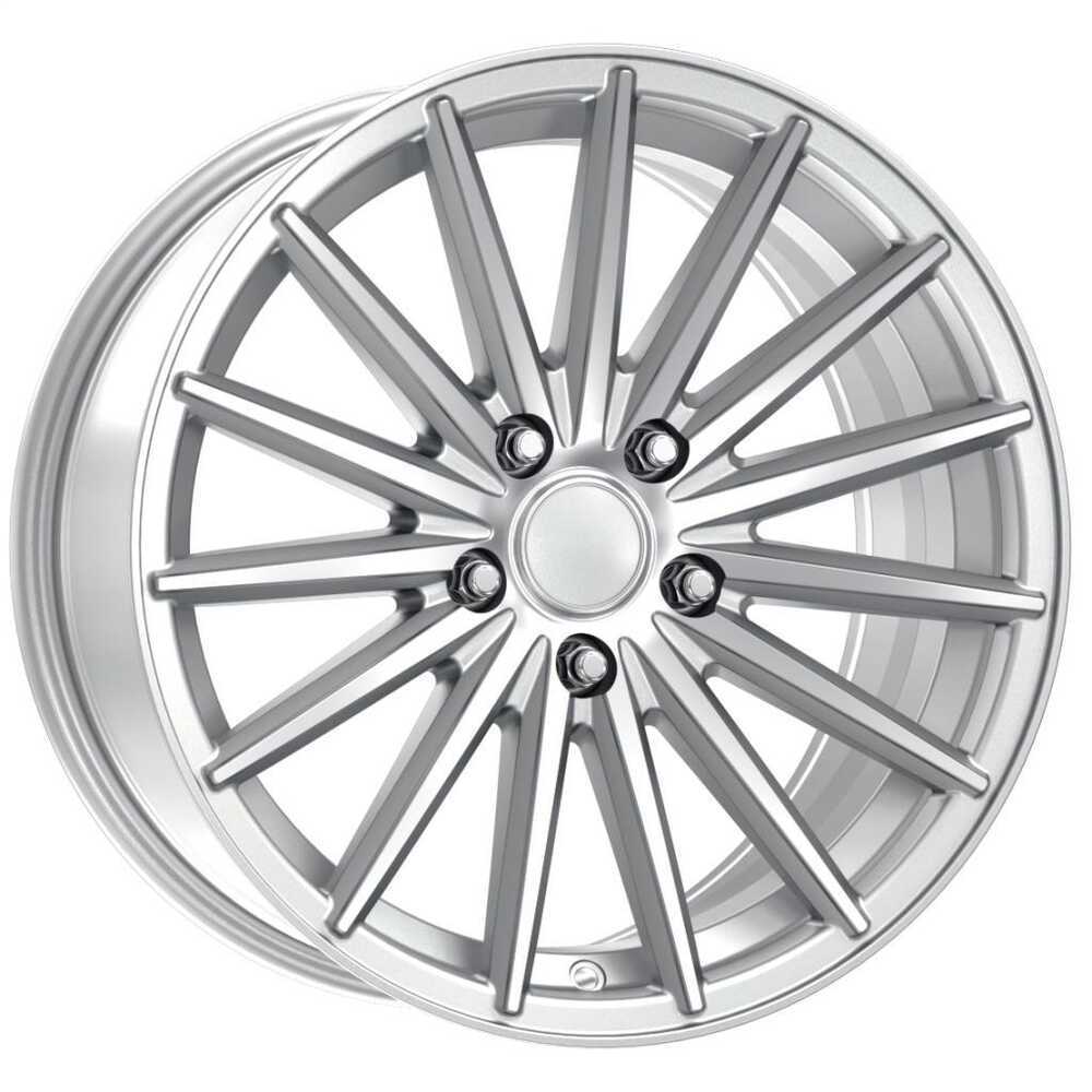 Emr 8.0X18 5X114.3 ET35 73.1 Silver Diamond Jant