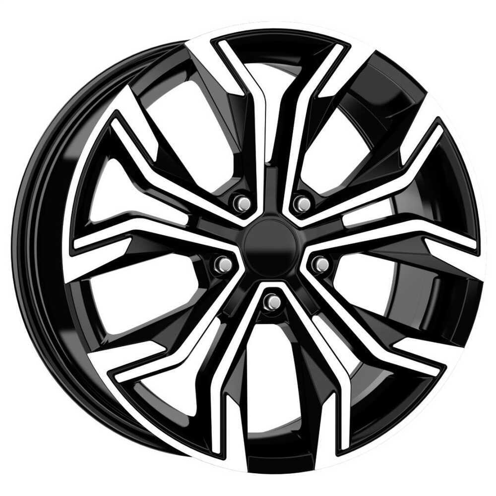 Emr 7.5X17 5X114 ET40 66.1 Black Diamond Jant
