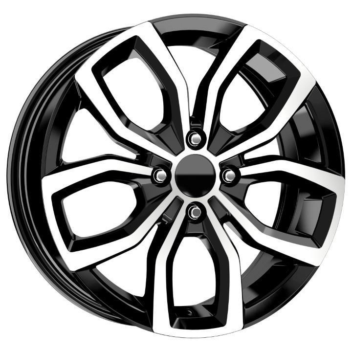 EMR 6.5X16 4X100 ET44 60.1 BLACK DIAMOND JANT