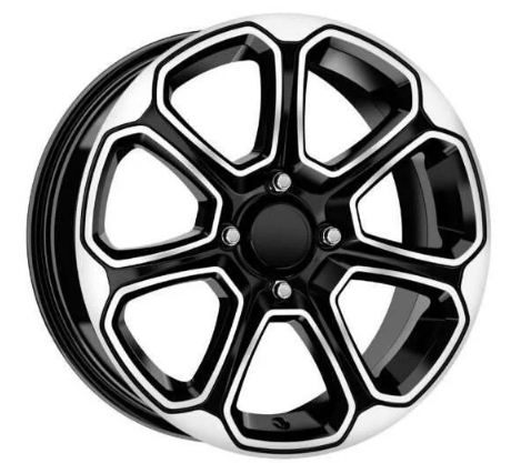 6.0X15 4X108 ET40 63.4 Black Polished Jant