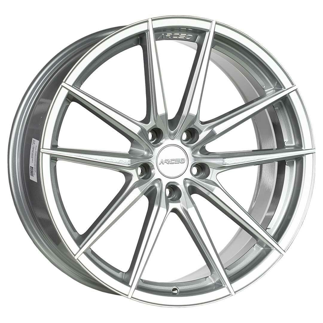8.0X18 5X114.3 ET33 73.1 Silver Diamond MONACO Jant