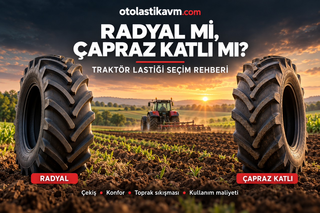 Radyal ve Çapraz Katlı Traktör Lastiği Arasındaki Farklar