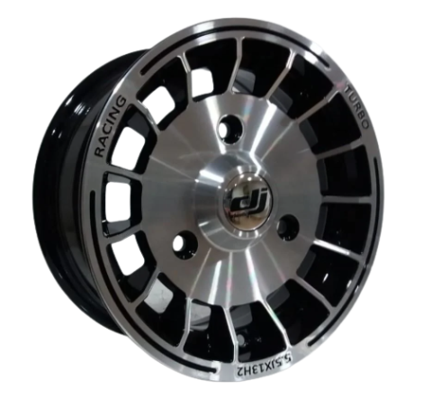 5.5X13 DJ 622 3X150 ET35 124 Black Diamond Jant