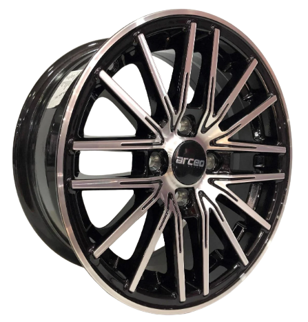EMR 6.0X14 4X100 EMR 163 ET35 67.1 BLACK POLISH JANT