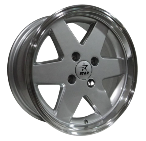 Topplo 6.5 X 14 TPL-6019 4X98 ET20 58.6 Silver Lip Machined Jant