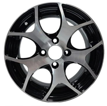 FD 6.0X14 4X100 419 ET35 67.1 BLACK DIAMOND JANT