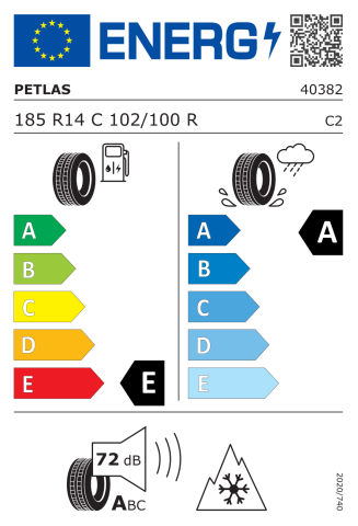 Petlas 185R14 102/100R 8PR Full Grip PT935 Hafif Ticari Kış Lastiği (2023)