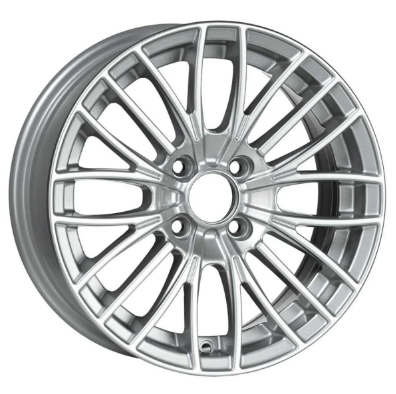 6.5X15 4X100 ET35 67.1 Crystal Silver Polished Jant