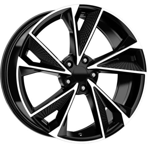 8.0X18 5X112 ET40 66.45 Black Diamond Jant