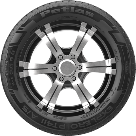 Petlas 255/70R16 TL 111T Explero A/S PT411 4x4-Suv Dört Mevsim Lastiği (2023)