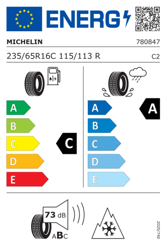 Michelin 235/65R16C 115/113R Agilis CrossClimate Hafif Ticari Dört Mevsim Lastiği (2023)