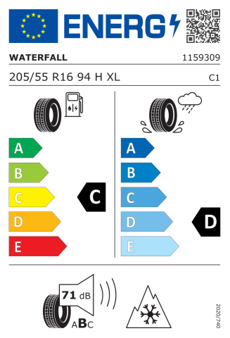 Waterfall 205/55R16 94H XL Quattro 4S Otomobil Dört Mevsim Lastiği (2020)