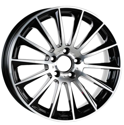 EMR E8.0x18 5x112 ET45 66,5 Black Polished Jant