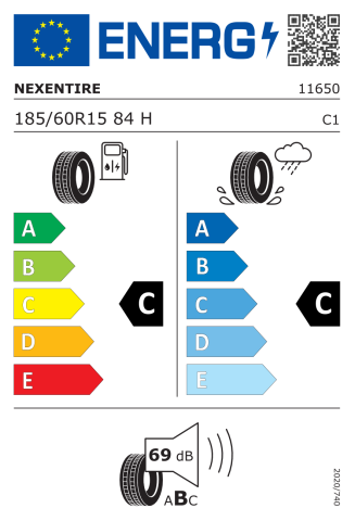 Nexen 185/60R15 84H N-Blue Eco SH01 Otomobil Yaz Lastiği
