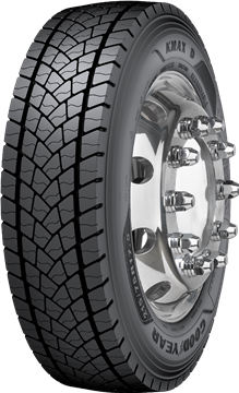 Goodyear 225/75R17.5 Kmax D 129/127M 3PSF Kamyonet Çeker Tip Lastiği (2026)