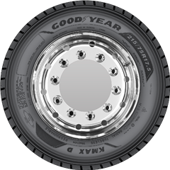 Goodyear 225/75R17.5 Kmax D 129/127M 3PSF Kamyonet Çeker Tip Lastiği (2026)