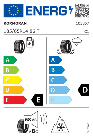 Kormoran 185/65R14 86T Snowpro B2 KO Otomobil Kış Lastiği (2023)