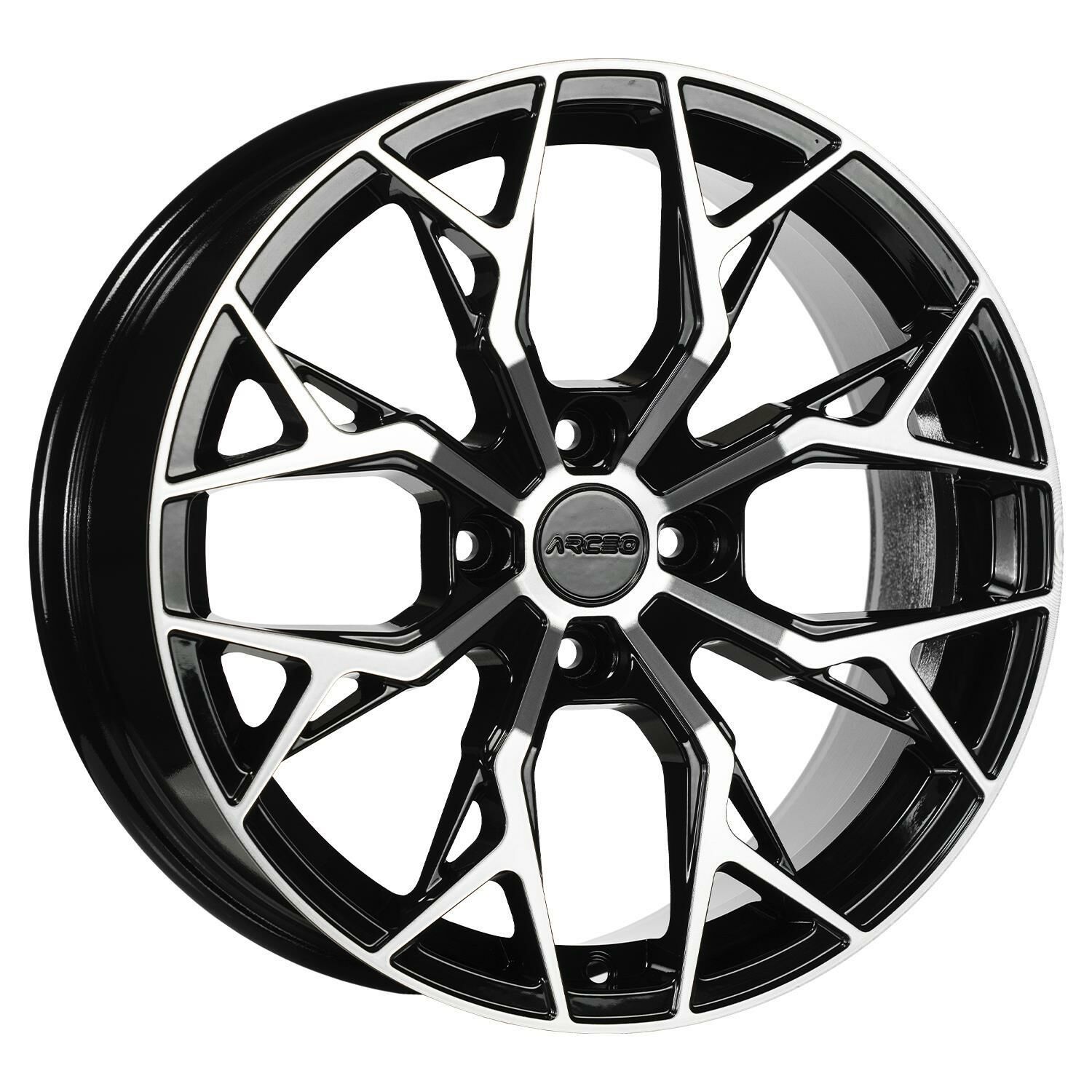 7.5X17 4X100 ET35 73.1 Black Diamond Jant