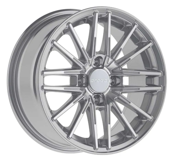 6.5X15 4X108 ET25 65.1 CRYSTAL SILVER POLISHED