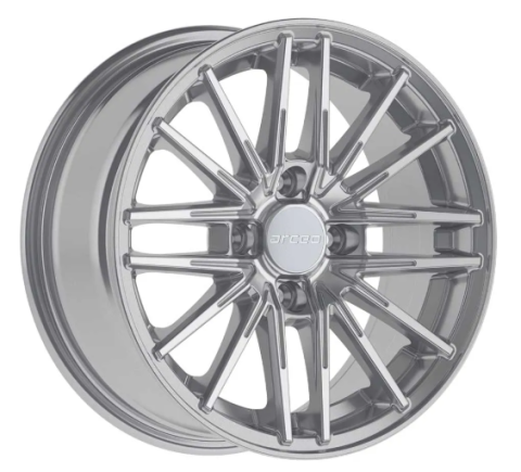 6.5X15 4X108 ET25 65.1 CRYSTAL SILVER POLISHED