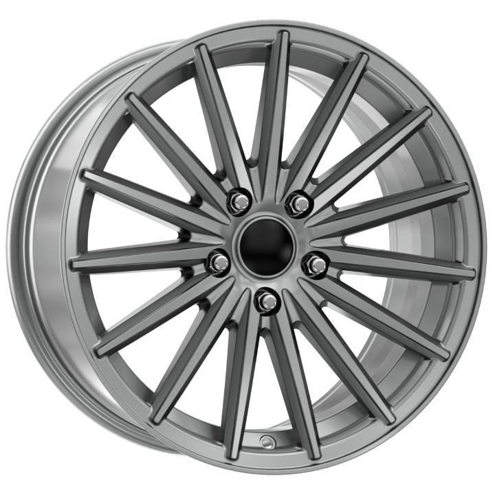 EMR 7.0X16 4X100 ET35 73.1 Titanium Grey Jant
