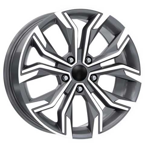 Emr 7.5X17 4X100 ET40 60.1 Gun Metal Jant
