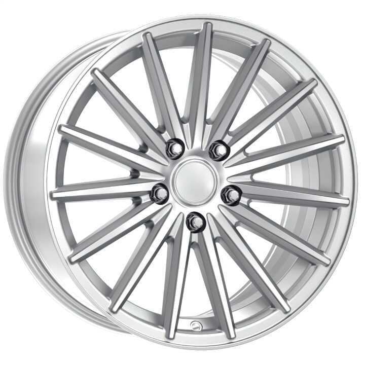 EMR 8.0X17 5X100 ET35 73.1 Silver Diamond Jant