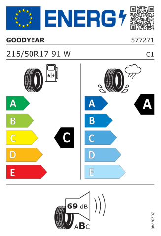 Goodyear 215/50R17 91W EfficientGrip Performance2 Otomobil Yaz Lastiği (2025)