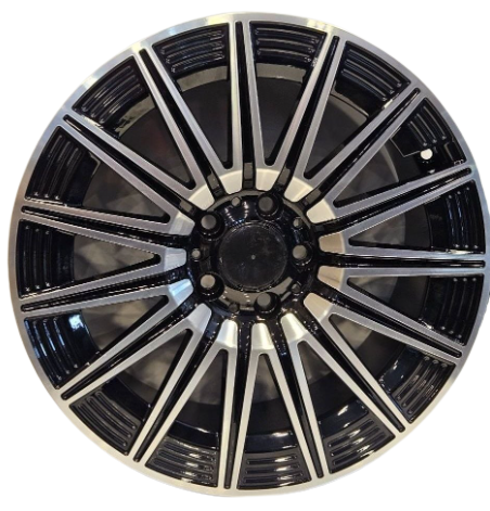 9.0X18  5X112 ET48 66.6 Black Diamond Jant