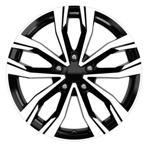 Emr 7.5X17 4X100 ET40 60.1 Black Diamond Jant