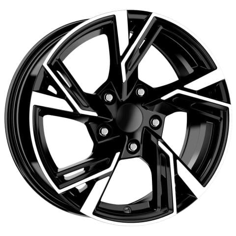 EMR 6.5X15 5X112 ET35 57.1 Black Diamond Jant