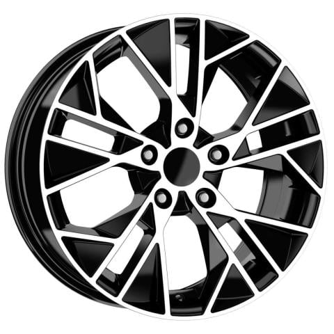 EMR 7.0X16 5X114 ET40 67.1 Black Diamond Jant