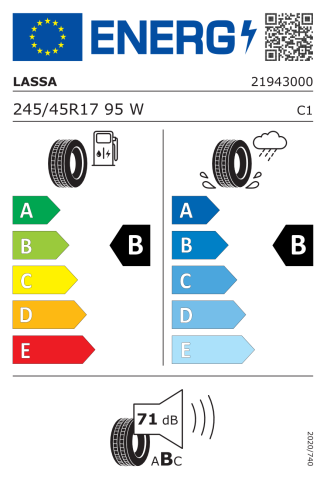 Lassa 245/45R17 95W Driveways Otomobil Yaz Lastiği (2021)