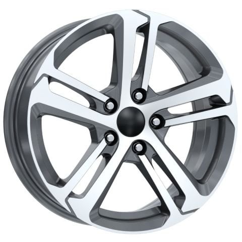 EMR 6.5X16 4X108 ET20 65.1 Gun Metal Diamond