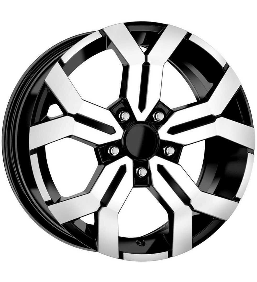 6.5X16  4X100 ET35 66.1 Black Diamond Jant