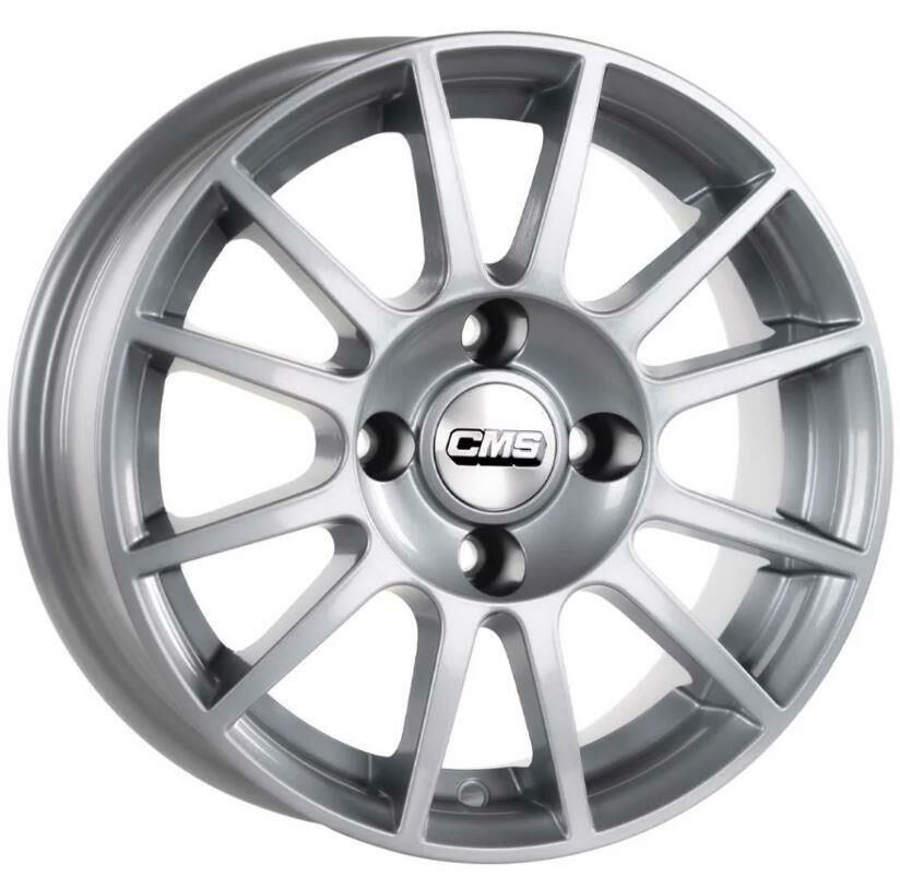 6.0X14  4X100 ET35 67.2 Racing Silver Jant