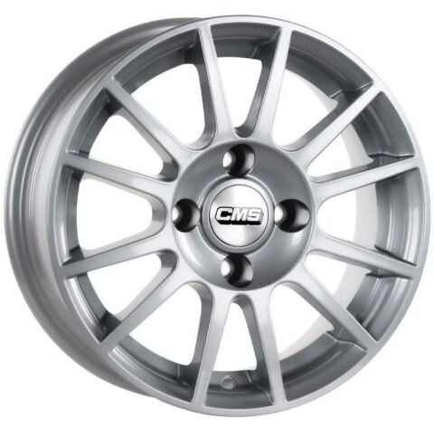 6.0X14  4X100 ET35 67.2 Racing Silver Jant