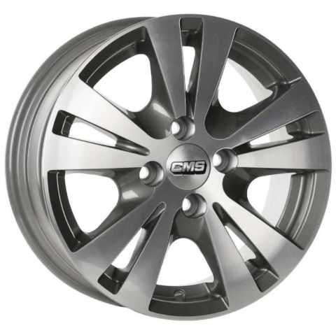 6.0X14 4X100 ET37 67.2 Diamond Titan Gloss Jant
