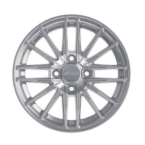 6.0X14  4X108 ET25 65.1 Crystal Silver Jant