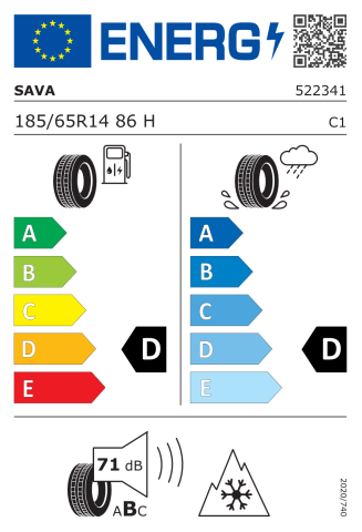 Sava 185/65R14 86H Adapto HP M+S Otomobil Dört Mevsim Lastiği (2024)