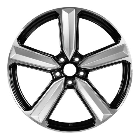 7.5X17 5X100 ET35 67.1 Deep Black Silver Diamond Jant