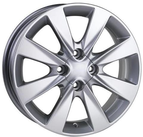 6.0X15  4X100 ET35 54.1 Silver Jant