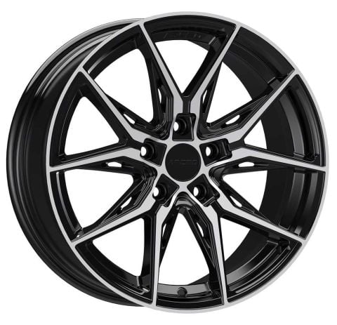 7.5X17  5X110 ET35 65.1 Black Diamond MARSEILLE Jant