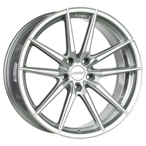 8.0X18  5X114.3  ET33 73.1 Silver Diamond MONACO Jant