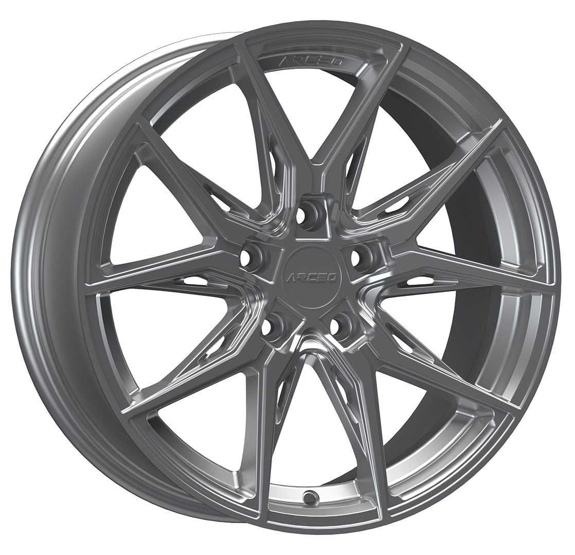 7.5X17  5X112 ET35 73.1 Hyper Silver MARSEILLE Jant